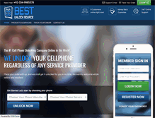 Tablet Screenshot of bestunlocksource.com